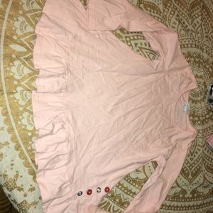 Naartjie light pink long sleeve top. Girls SzL (6)